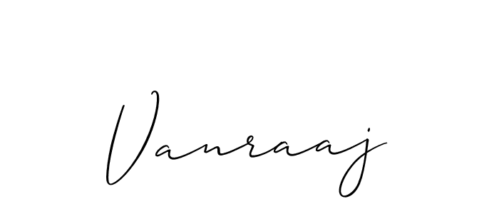 Make a beautiful signature design for name Vanraaj. Use this online signature maker to create a handwritten signature for free. Vanraaj signature style 2 images and pictures png