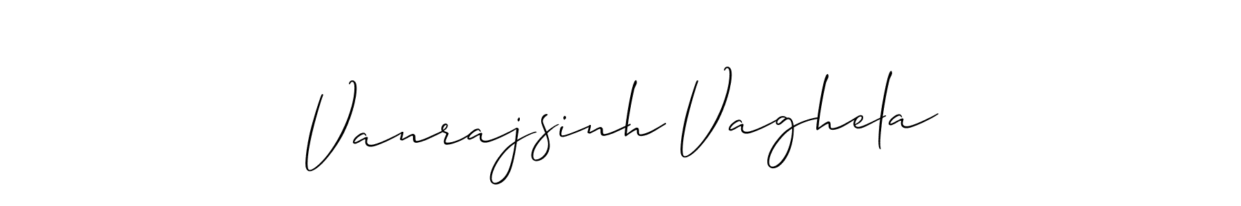 How to Draw Vanrajsinh Vaghela signature style? Allison_Script is a latest design signature styles for name Vanrajsinh Vaghela. Vanrajsinh Vaghela signature style 2 images and pictures png
