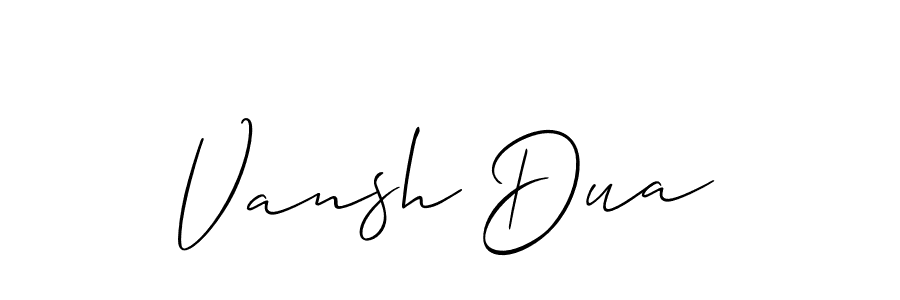 Once you've used our free online signature maker to create your best signature Allison_Script style, it's time to enjoy all of the benefits that Vansh Dua name signing documents. Vansh Dua signature style 2 images and pictures png