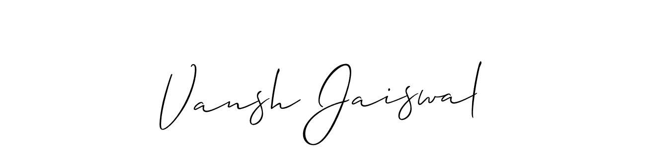 Here are the top 10 professional signature styles for the name Vansh Jaiswal. These are the best autograph styles you can use for your name. Vansh Jaiswal signature style 2 images and pictures png