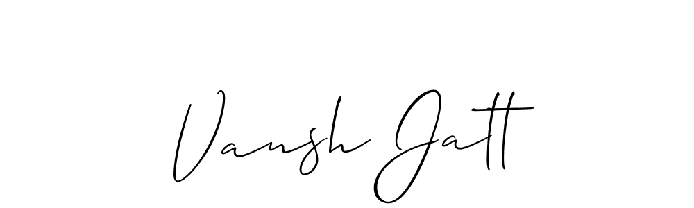 Make a short Vansh Jatt signature style. Manage your documents anywhere anytime using Allison_Script. Create and add eSignatures, submit forms, share and send files easily. Vansh Jatt signature style 2 images and pictures png