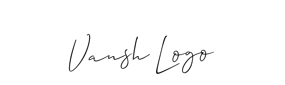 Also we have Vansh Logo name is the best signature style. Create professional handwritten signature collection using Allison_Script autograph style. Vansh Logo signature style 2 images and pictures png