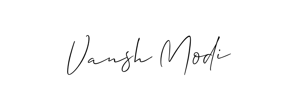 Once you've used our free online signature maker to create your best signature Allison_Script style, it's time to enjoy all of the benefits that Vansh Modi name signing documents. Vansh Modi signature style 2 images and pictures png