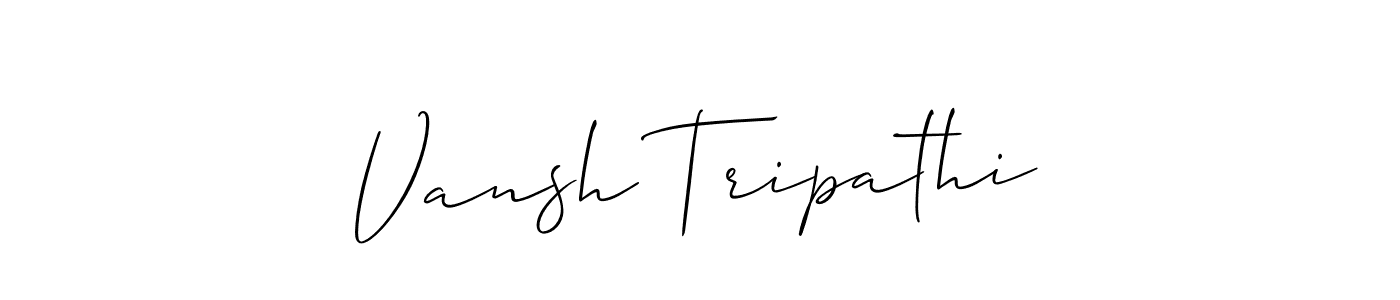 Once you've used our free online signature maker to create your best signature Allison_Script style, it's time to enjoy all of the benefits that Vansh Tripathi name signing documents. Vansh Tripathi signature style 2 images and pictures png