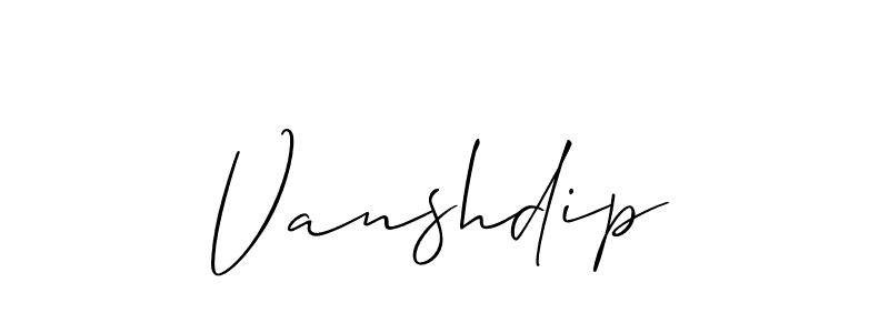 The best way (Allison_Script) to make a short signature is to pick only two or three words in your name. The name Vanshdip include a total of six letters. For converting this name. Vanshdip signature style 2 images and pictures png