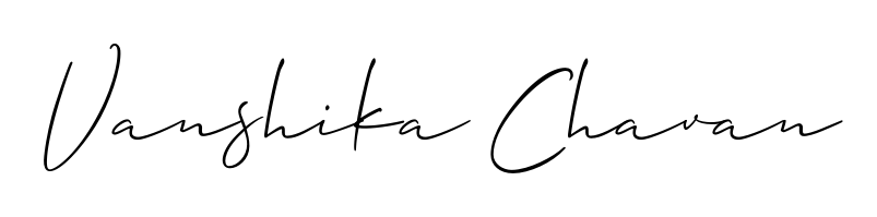Give your name Vanshika Chavan an exquisite flair with the Allison_Script script font. Ideal for contracts, resumes, and formal letterheads. Vanshika Chavan signature style 2 images and pictures png