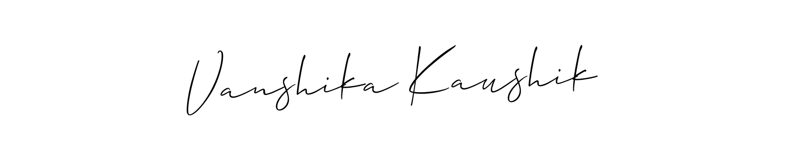 See photos of Vanshika Kaushik official signature by Spectra . Check more albums & portfolios. Read reviews & check more about Allison_Script font. Vanshika Kaushik signature style 2 images and pictures png