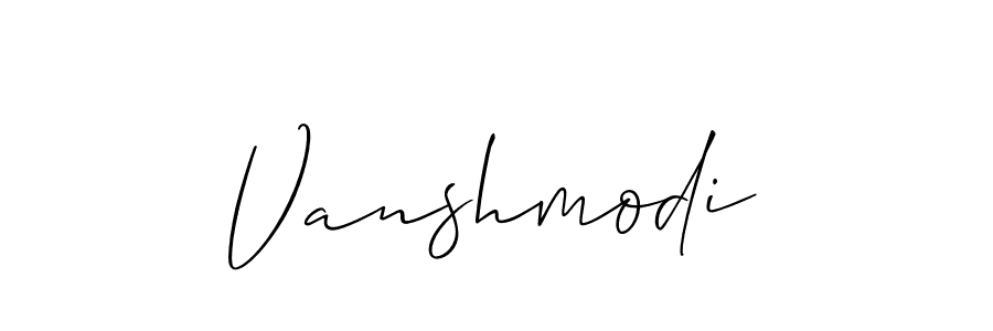 Make a beautiful signature design for name Vanshmodi. Use this online signature maker to create a handwritten signature for free. Vanshmodi signature style 2 images and pictures png