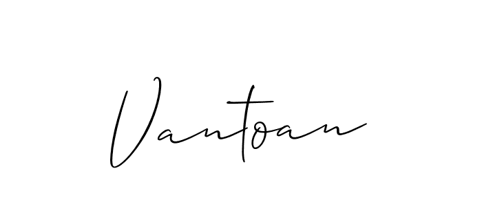 Create a beautiful signature design for name Vantoan. With this signature (Allison_Script) fonts, you can make a handwritten signature for free. Vantoan signature style 2 images and pictures png