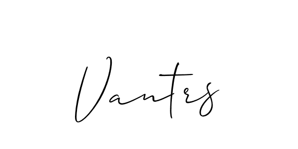 Vantrs stylish signature style. Best Handwritten Sign (Allison_Script) for my name. Handwritten Signature Collection Ideas for my name Vantrs. Vantrs signature style 2 images and pictures png
