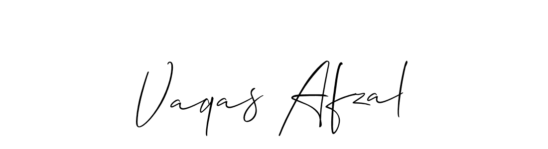 if you are searching for the best signature style for your name Vaqas Afzal. so please give up your signature search. here we have designed multiple signature styles  using Allison_Script. Vaqas Afzal signature style 2 images and pictures png