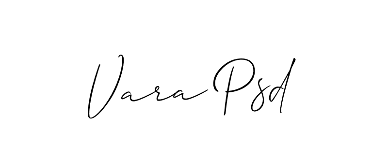 It looks lik you need a new signature style for name Vara Psd. Design unique handwritten (Allison_Script) signature with our free signature maker in just a few clicks. Vara Psd signature style 2 images and pictures png