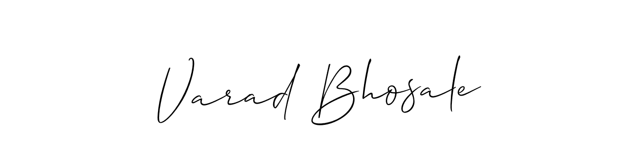 Best and Professional Signature Style for Varad Bhosale. Allison_Script Best Signature Style Collection. Varad Bhosale signature style 2 images and pictures png