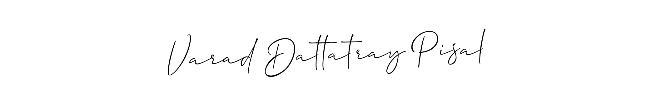 Make a beautiful signature design for name Varad Dattatray Pisal. With this signature (Allison_Script) style, you can create a handwritten signature for free. Varad Dattatray Pisal signature style 2 images and pictures png