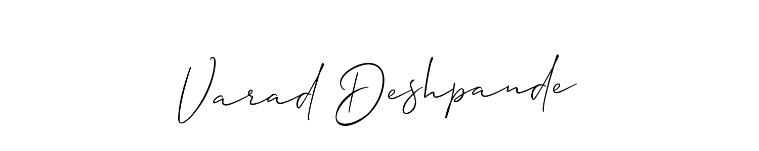 Check out images of Autograph of Varad Deshpande name. Actor Varad Deshpande Signature Style. Allison_Script is a professional sign style online. Varad Deshpande signature style 2 images and pictures png