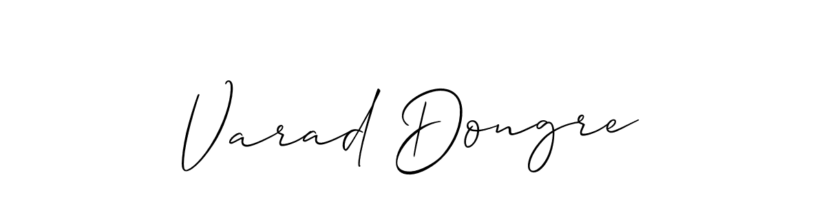 You can use this online signature creator to create a handwritten signature for the name Varad Dongre. This is the best online autograph maker. Varad Dongre signature style 2 images and pictures png