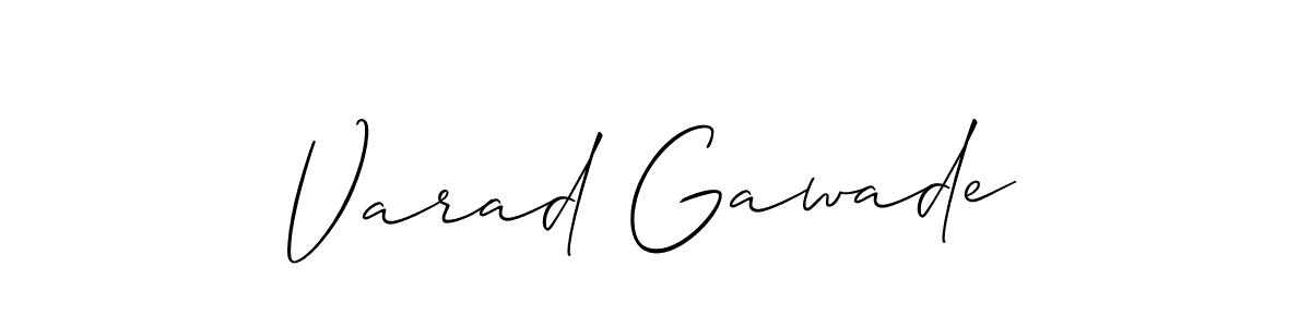 Once you've used our free online signature maker to create your best signature Allison_Script style, it's time to enjoy all of the benefits that Varad Gawade name signing documents. Varad Gawade signature style 2 images and pictures png