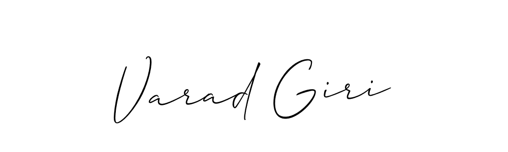 if you are searching for the best signature style for your name Varad Giri. so please give up your signature search. here we have designed multiple signature styles  using Allison_Script. Varad Giri signature style 2 images and pictures png