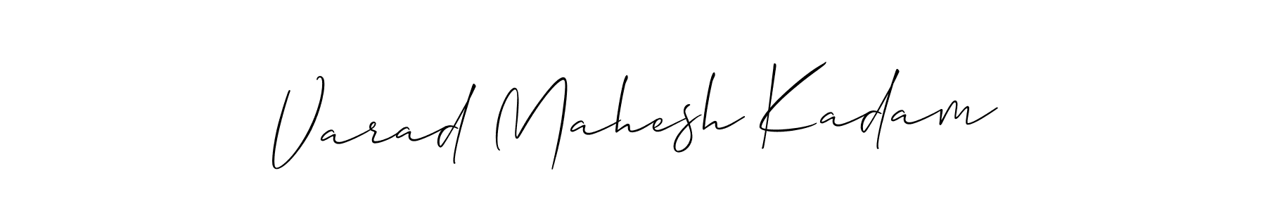 Make a beautiful signature design for name Varad Mahesh Kadam. Use this online signature maker to create a handwritten signature for free. Varad Mahesh Kadam signature style 2 images and pictures png