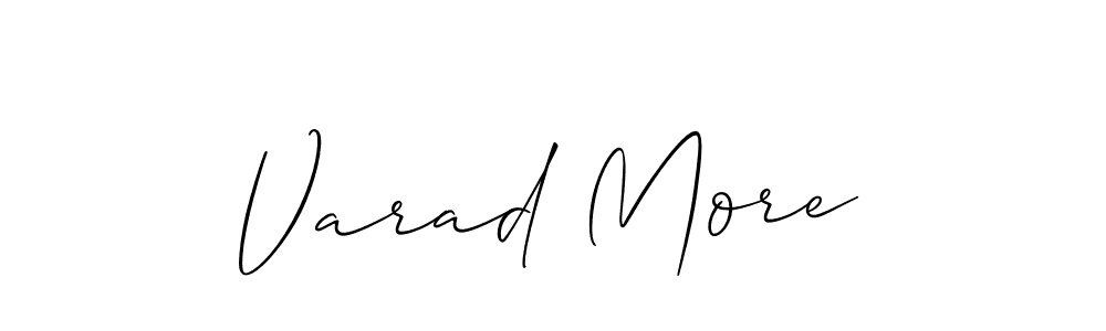 Best and Professional Signature Style for Varad More. Allison_Script Best Signature Style Collection. Varad More signature style 2 images and pictures png