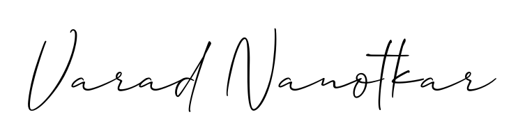 Download transparent PNG signature for name Varad Nanotkar styled with Allison_Script font. Ready to paste directly into PDF and Word agreements. Varad Nanotkar signature style 2 images and pictures png