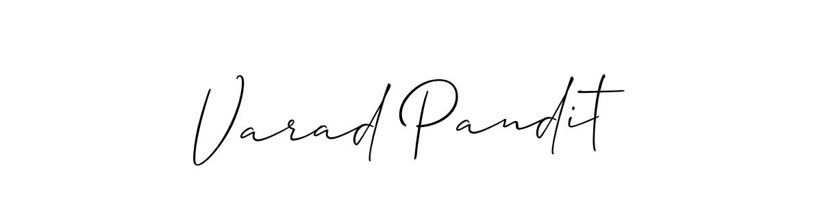 Make a short Varad Pandit signature style. Manage your documents anywhere anytime using Allison_Script. Create and add eSignatures, submit forms, share and send files easily. Varad Pandit signature style 2 images and pictures png