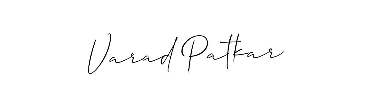 Also You can easily find your signature by using the search form. We will create Varad Patkar name handwritten signature images for you free of cost using Allison_Script sign style. Varad Patkar signature style 2 images and pictures png