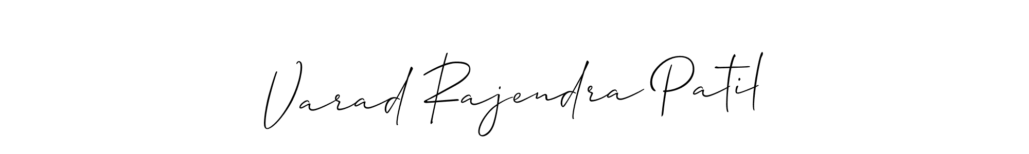 Make a short Varad Rajendra Patil signature style. Manage your documents anywhere anytime using Allison_Script. Create and add eSignatures, submit forms, share and send files easily. Varad Rajendra Patil signature style 2 images and pictures png