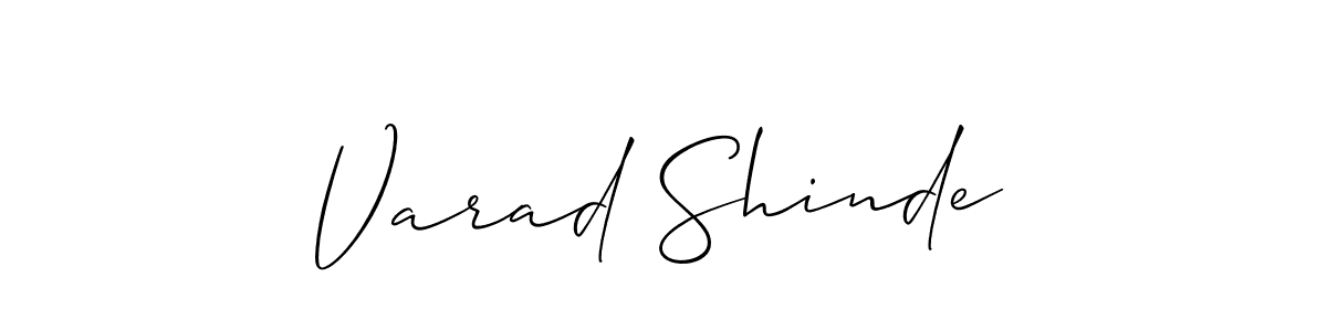 Similarly Allison_Script is the best handwritten signature design. Signature creator online .You can use it as an online autograph creator for name Varad Shinde. Varad Shinde signature style 2 images and pictures png