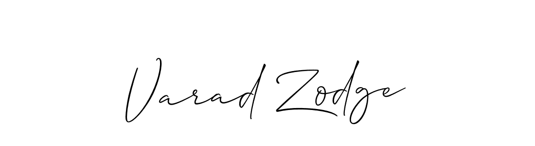 This is the best signature style for the Varad Zodge name. Also you like these signature font (Allison_Script). Mix name signature. Varad Zodge signature style 2 images and pictures png