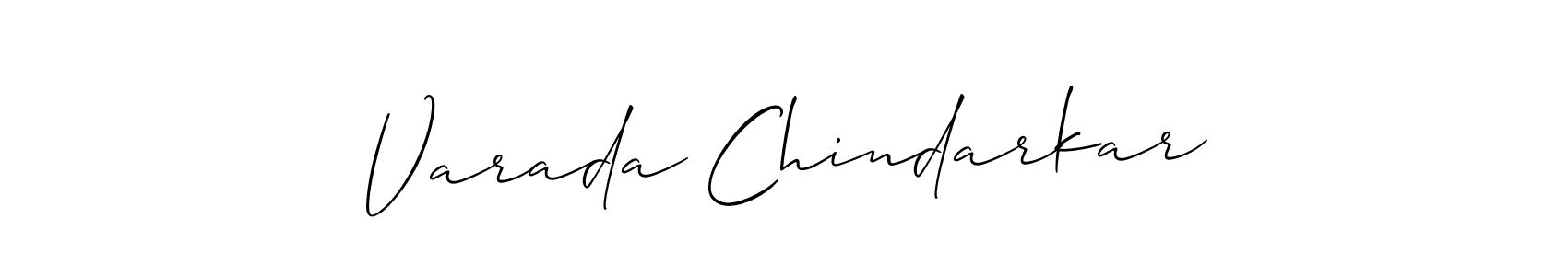 It looks lik you need a new signature style for name Varada Chindarkar. Design unique handwritten (Allison_Script) signature with our free signature maker in just a few clicks. Varada Chindarkar signature style 2 images and pictures png
