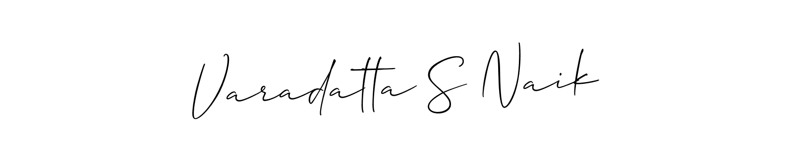 Make a short Varadatta S Naik signature style. Manage your documents anywhere anytime using Allison_Script. Create and add eSignatures, submit forms, share and send files easily. Varadatta S Naik signature style 2 images and pictures png
