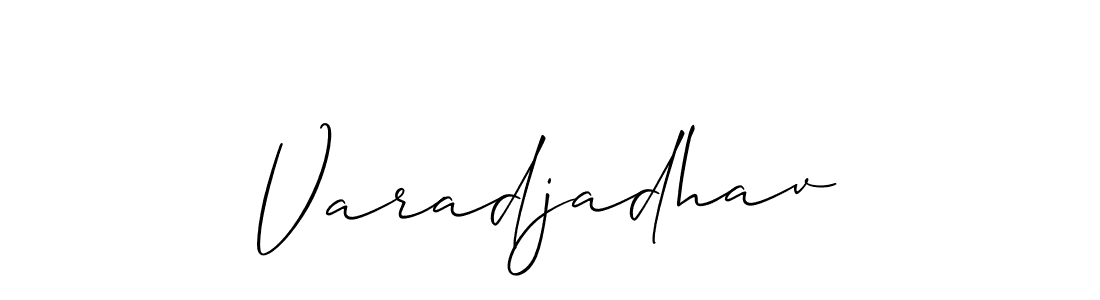 Make a short Varadjadhav signature style. Manage your documents anywhere anytime using Allison_Script. Create and add eSignatures, submit forms, share and send files easily. Varadjadhav signature style 2 images and pictures png