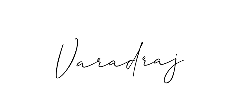 Varadraj stylish signature style. Best Handwritten Sign (Allison_Script) for my name. Handwritten Signature Collection Ideas for my name Varadraj. Varadraj signature style 2 images and pictures png