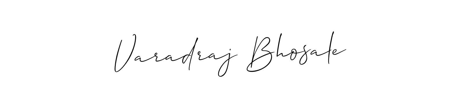 Varadraj Bhosale stylish signature style. Best Handwritten Sign (Allison_Script) for my name. Handwritten Signature Collection Ideas for my name Varadraj Bhosale. Varadraj Bhosale signature style 2 images and pictures png