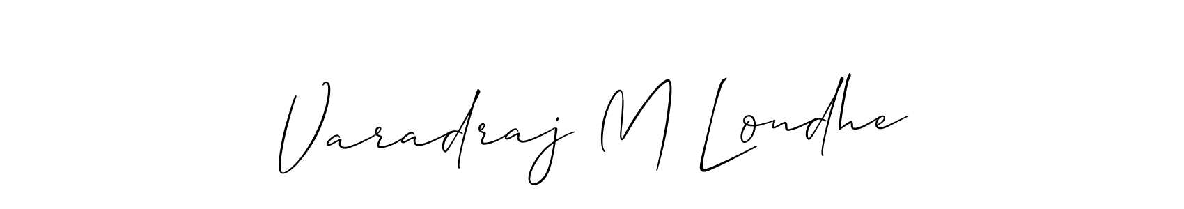 Similarly Allison_Script is the best handwritten signature design. Signature creator online .You can use it as an online autograph creator for name Varadraj M Londhe. Varadraj M Londhe signature style 2 images and pictures png