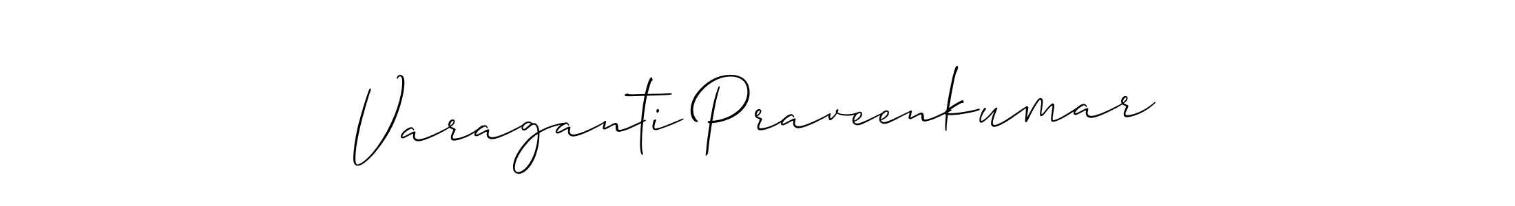 Make a beautiful signature design for name Varaganti Praveenkumar. Use this online signature maker to create a handwritten signature for free. Varaganti Praveenkumar signature style 2 images and pictures png