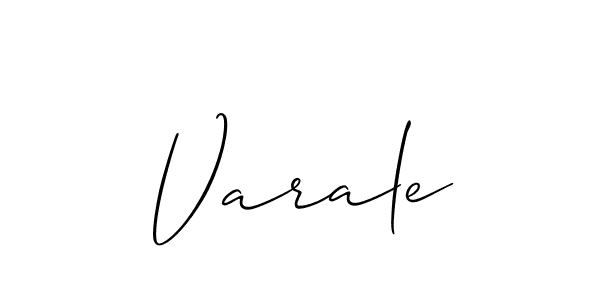 It looks lik you need a new signature style for name Varale. Design unique handwritten (Allison_Script) signature with our free signature maker in just a few clicks. Varale signature style 2 images and pictures png