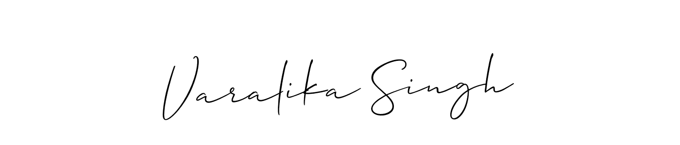 Make a beautiful signature design for name Varalika Singh. Use this online signature maker to create a handwritten signature for free. Varalika Singh signature style 2 images and pictures png
