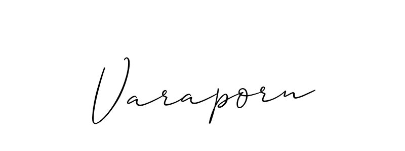 Also You can easily find your signature by using the search form. We will create Varaporn name handwritten signature images for you free of cost using Allison_Script sign style. Varaporn signature style 2 images and pictures png