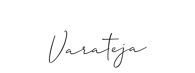 Similarly Allison_Script is the best handwritten signature design. Signature creator online .You can use it as an online autograph creator for name Varateja. Varateja signature style 2 images and pictures png