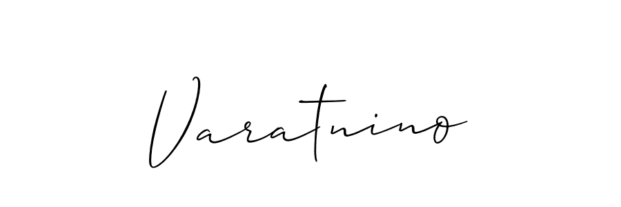It looks lik you need a new signature style for name Varatnino. Design unique handwritten (Allison_Script) signature with our free signature maker in just a few clicks. Varatnino signature style 2 images and pictures png