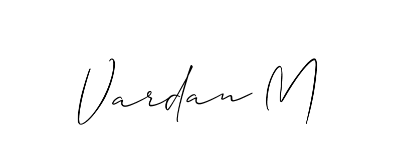 This is the best signature style for the Vardan M name. Also you like these signature font (Allison_Script). Mix name signature. Vardan M signature style 2 images and pictures png