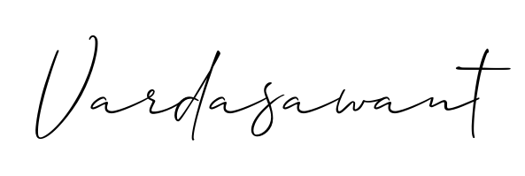 The best way (Allison_Script) to make a short signature is to pick only two or three words in your name. For converting this name Vardasawant. Vardasawant signature style 2 images and pictures png