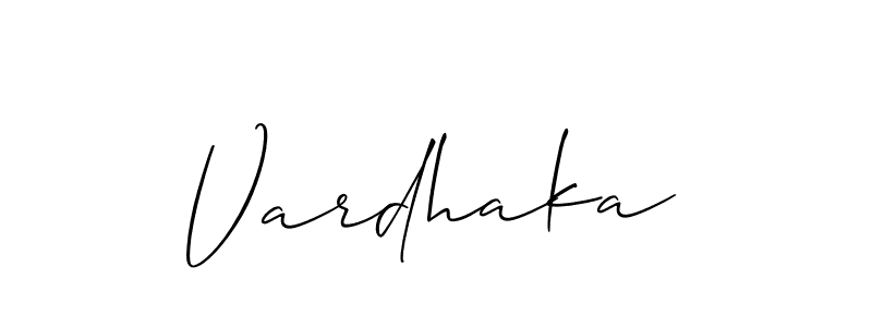 Also You can easily find your signature by using the search form. We will create Vardhaka name handwritten signature images for you free of cost using Allison_Script sign style. Vardhaka signature style 2 images and pictures png