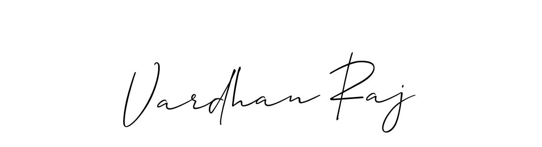 You should practise on your own different ways (Allison_Script) to write your name (Vardhan Raj) in signature. don't let someone else do it for you. Vardhan Raj signature style 2 images and pictures png