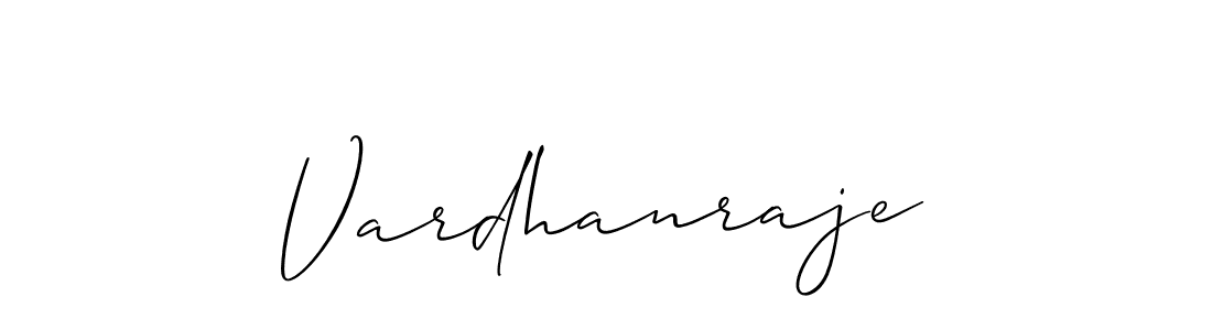 Create a beautiful signature design for name Vardhanraje. With this signature (Allison_Script) fonts, you can make a handwritten signature for free. Vardhanraje signature style 2 images and pictures png