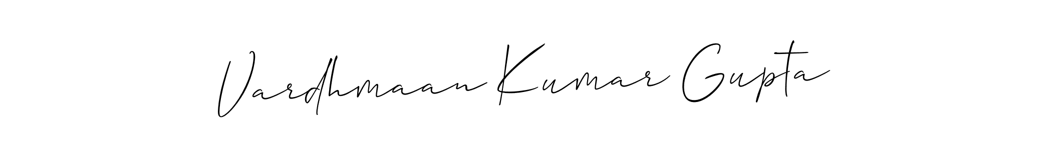 This is the best signature style for the Vardhmaan Kumar Gupta name. Also you like these signature font (Allison_Script). Mix name signature. Vardhmaan Kumar Gupta signature style 2 images and pictures png