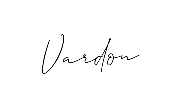 Once you've used our free online signature maker to create your best signature Allison_Script style, it's time to enjoy all of the benefits that Vardon name signing documents. Vardon signature style 2 images and pictures png