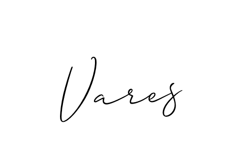Also we have Vares name is the best signature style. Create professional handwritten signature collection using Allison_Script autograph style. Vares signature style 2 images and pictures png